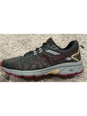 Asics Gel Venture 7 Trail Running Shoes Womens Sz 9.5 Gray Athletic Trainers